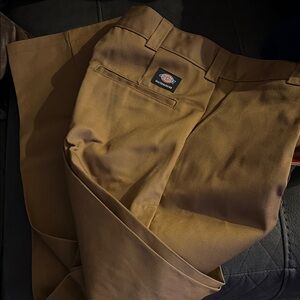Dickies Tan Regular Fit Trousers